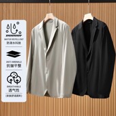 男士 记忆抗皱面料立体剪裁春季 商务休闲西服外套 柜6799 lu同款