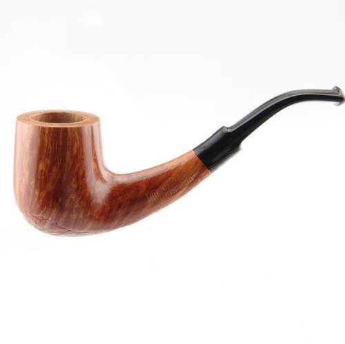意大利卡斯特罗烟斗Castello KK级石楠木手工斗弯斗浅色底部雕刻