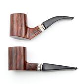 Anatra意大利鸭子大师手工斗石楠木烟斗扑克系列棕色光面3mm