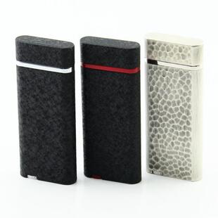 包邮正品Im Corona日本皇冠打火机法贝奥电子防风银色拉丝86-3115