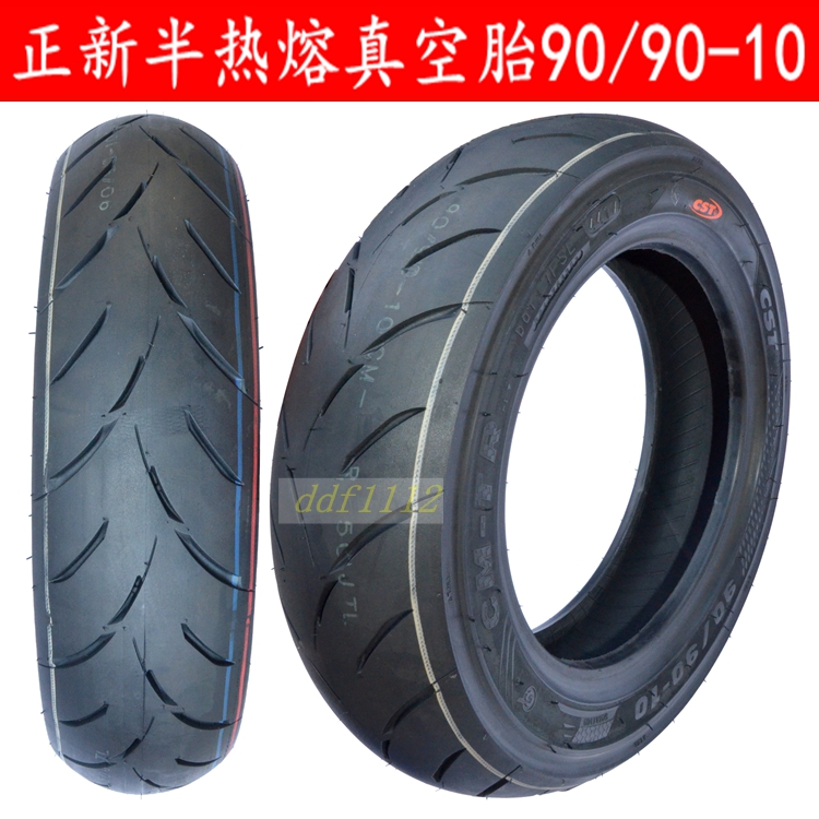 ÕýÐÂÂÖÌ¥ CST°ëÈÈÈÛÕæ¿ÕÌ¥90/90-10ÂÖÌ¥15X3.5Õæ¿ÕÍâÌ¥16.5X3.5