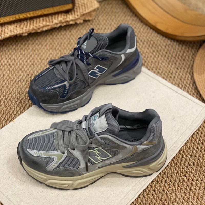 网红2025冬季新款复古厚底老爹鞋百搭系带休闲运动鞋轻便显瘦潮鞋,女鞋,时尚休闲鞋,淘宝优惠券,粉丝福利购,淘宝优惠卷