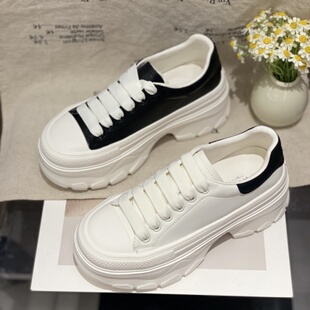 厚底增高休闲鞋~2025年新款夏季百搭透气运动鞋女款爆款小白鞋潮