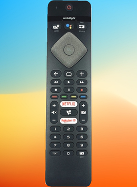 适用于飞利浦RC4154401-01R英文版RemoteControl语音智能遥控器