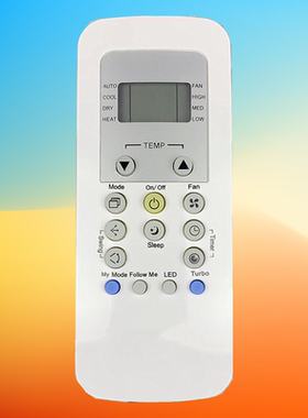 适用于开利空调遥控器 RG56/BGEF-CA英文版