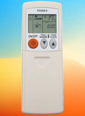 英文版三菱KD06ES KD07BS KP07AS MSH-BF09VC KFR29GW空调遥控器