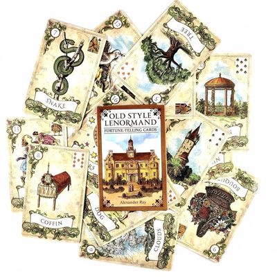 旧体利诺曼 Old Style Lenormand 旧式卡牌 英文复古风