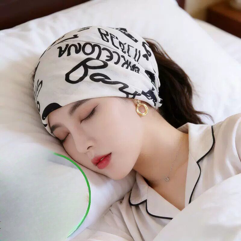 睡觉可戴月子帽夏季薄款产妇冒产后孕妇头巾帽子空调睡帽围脖套女