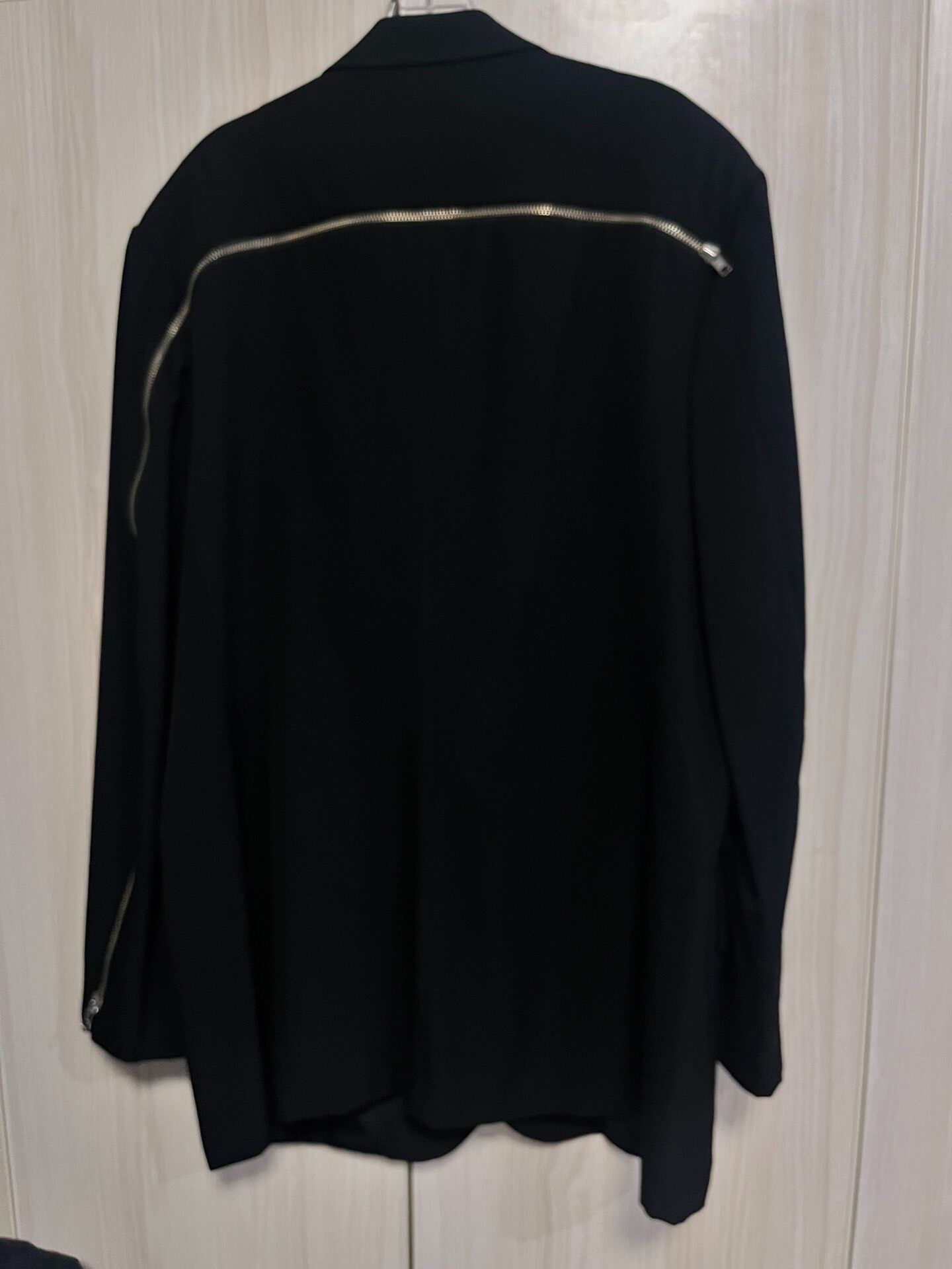 Yohji Yamamoto 04AW Zip Suit Jacket — detail