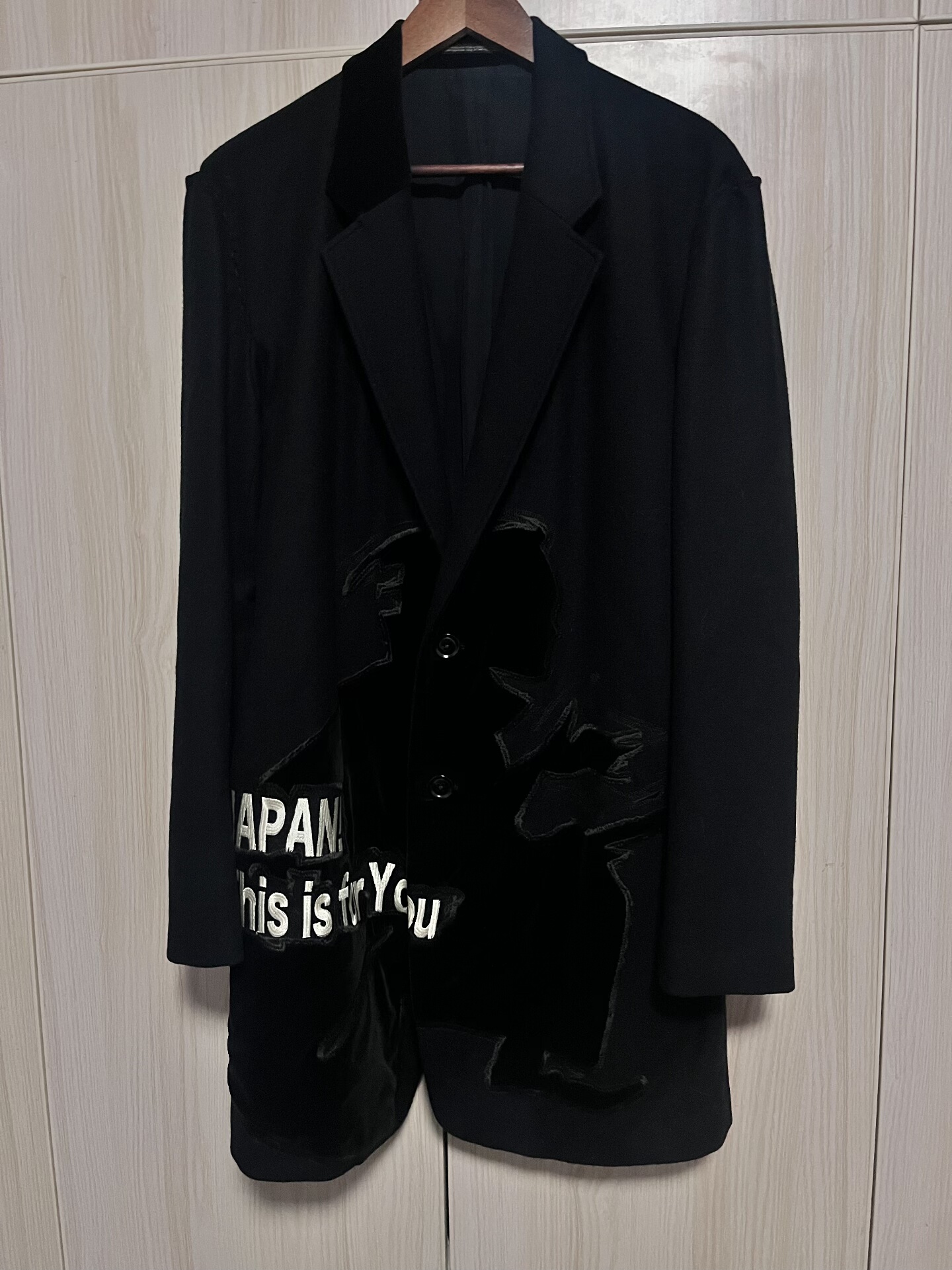 Yohji Yamamoto 17AW Velvet Samurai Suit