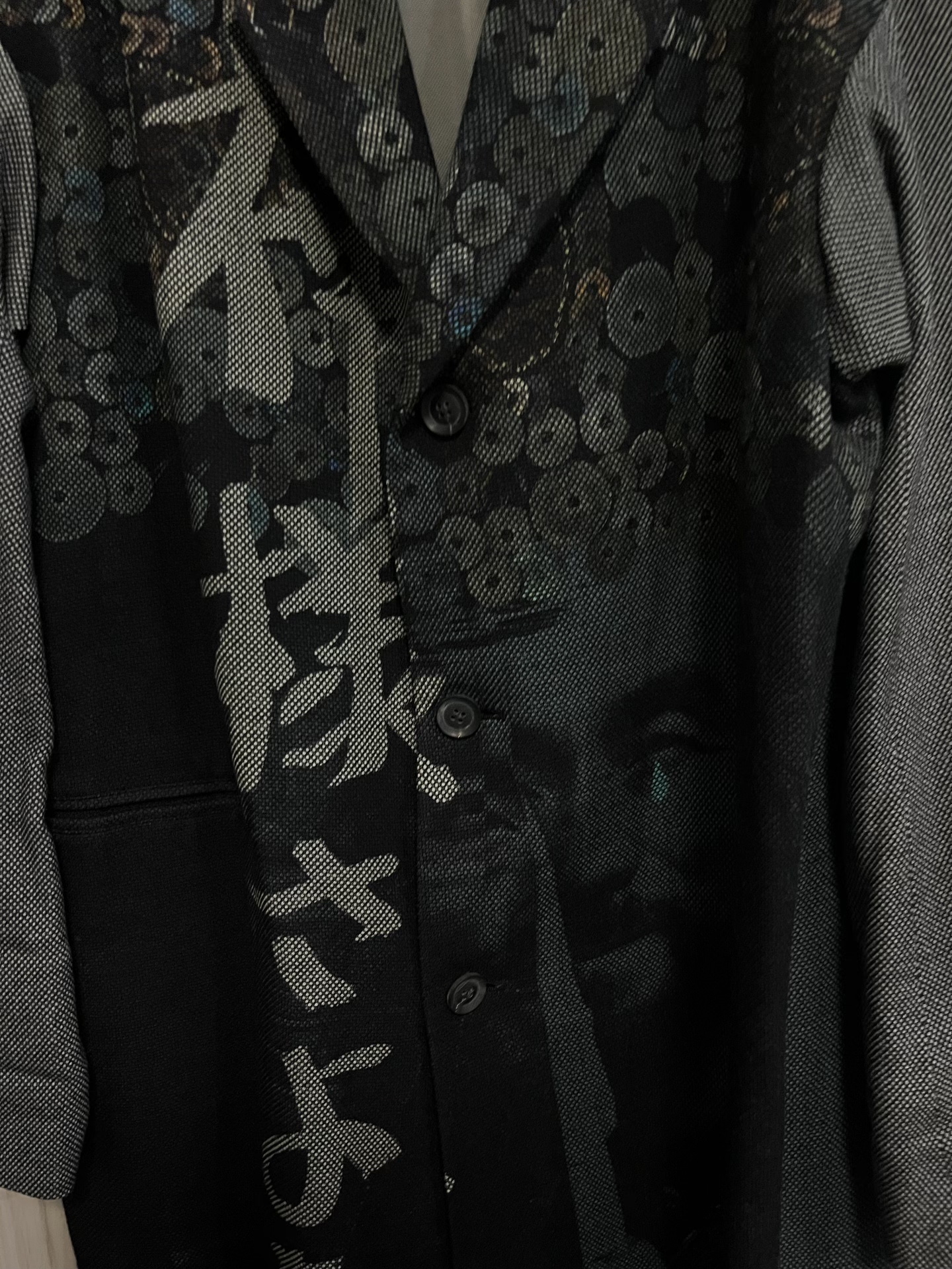 Yohji Yamamoto AW18 Long Coat — label