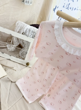 【福利】小鬼momo七分裤七分袖天丝家居服（不退不换介意勿拍）