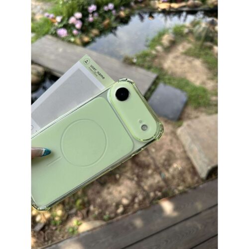 夏天磨砂绿四角气囊防摔适用苹果17Air手机壳17Promax秒变大视窗iphone16pro硅胶15高级感14plus透明13软12新