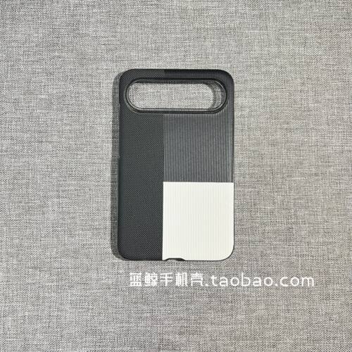 高级感黑色竖纹相框拼接新款适用华为PuraXview手机壳内置磁吸Pura x view阔直板保护套防摔X View简约男女款