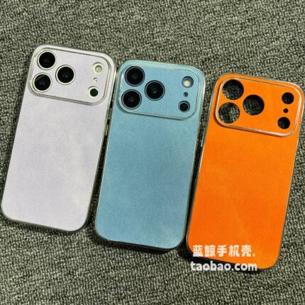 电镀直边牛仔布纹适用OPPOReno14手机壳reno13pro新款12全包防摔11pro保护套10超火纯色reno9/8/7/6高级女款5