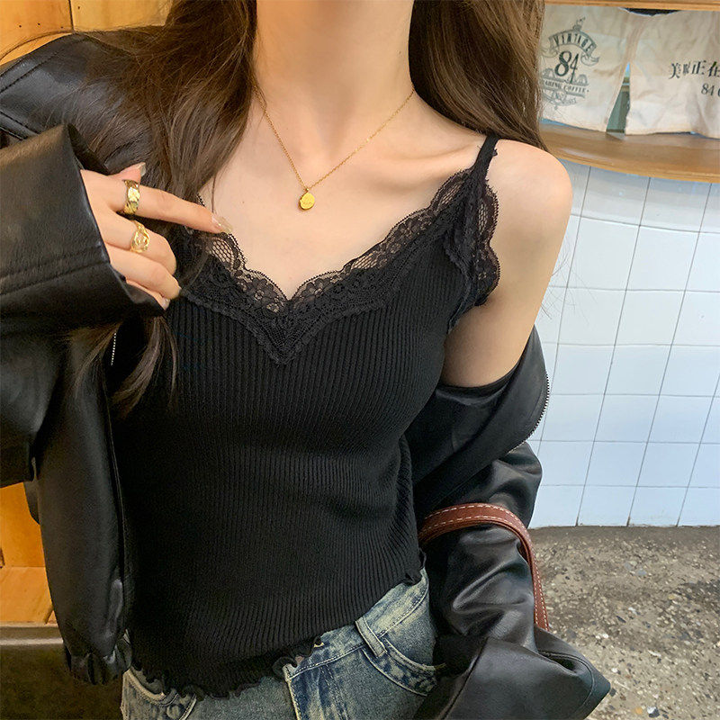 蕾丝内搭吊带背心女2026新款