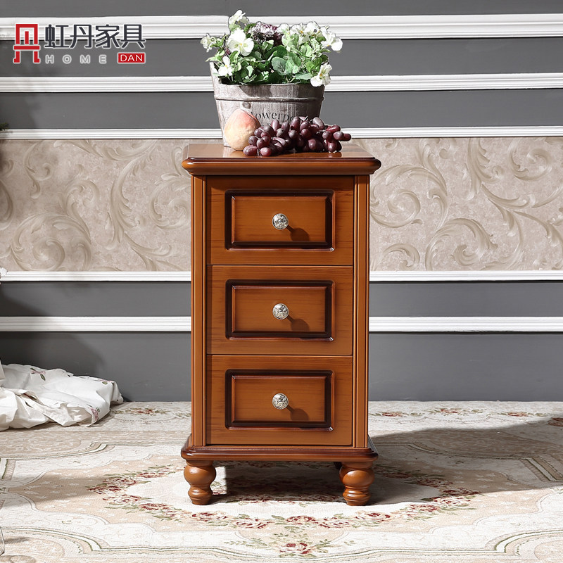 All solid wood 15/20/25/30/35/40cm Mini Jane European American style Deep color bedside cupboardin the Residential furniture , Cabinet , Bedside cabinet  category - from Buy2taobao.com to provide professional Taobao agent buy service