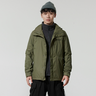 哥伦比亚户外抓绒三合一运动服男2025秋季 夹克连帽外套WE6508 新款