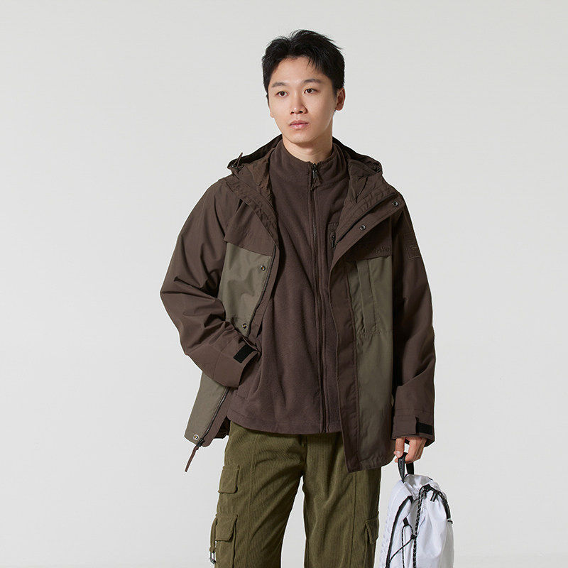 添柏岚男装秋冬新款户外徒步登山服防风防水保暖三合一夹克外套,户外/登山/野营/旅行用品,冲锋衣,淘宝优惠券,粉丝福利购,淘宝优惠卷