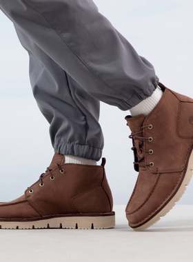 Timberland添柏岚男鞋中帮休闲鞋2026新款商务皮革短靴A41Z1500