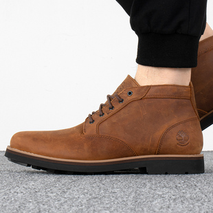 耐磨休闲靴A5UZD 户外旅行通勤透气跑鞋 添柏岚男靴中帮靴秋季 新款