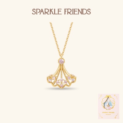 公主的裙摆项链高级感女生礼物