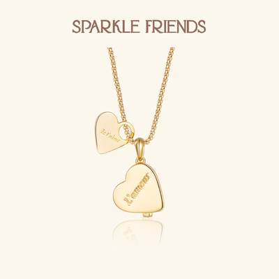 原创设计爱心项链高级感小众礼物