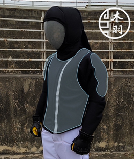 木羽堂HEMA轻型夹克升级版(350N) 钢剑对练剑术兵击 短兵现货护具