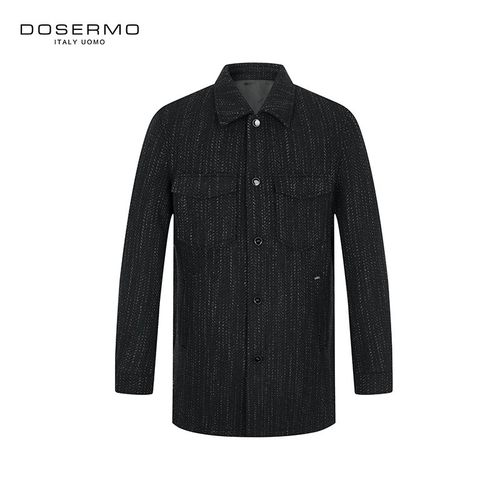 DOSERMO丹西摩男装轻奢新款冬季休闲保暖外套大衣061644350