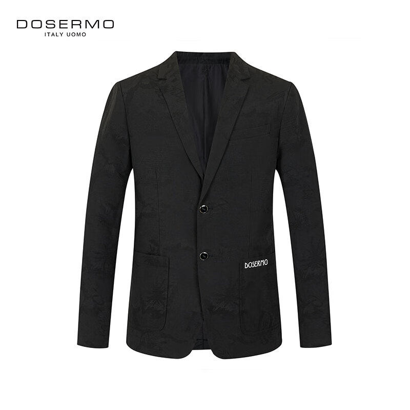 丹西摩轻奢男装秋冬西装外套满身提花高级感休闲便西