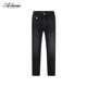 高档烫钻水洗直筒牛仔裤 AOLAMA奥拉玛男士 秋新款 080553119