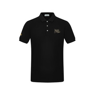 DOSERMO丹西摩男装夏新款金属LOGO翻领T恤063352216