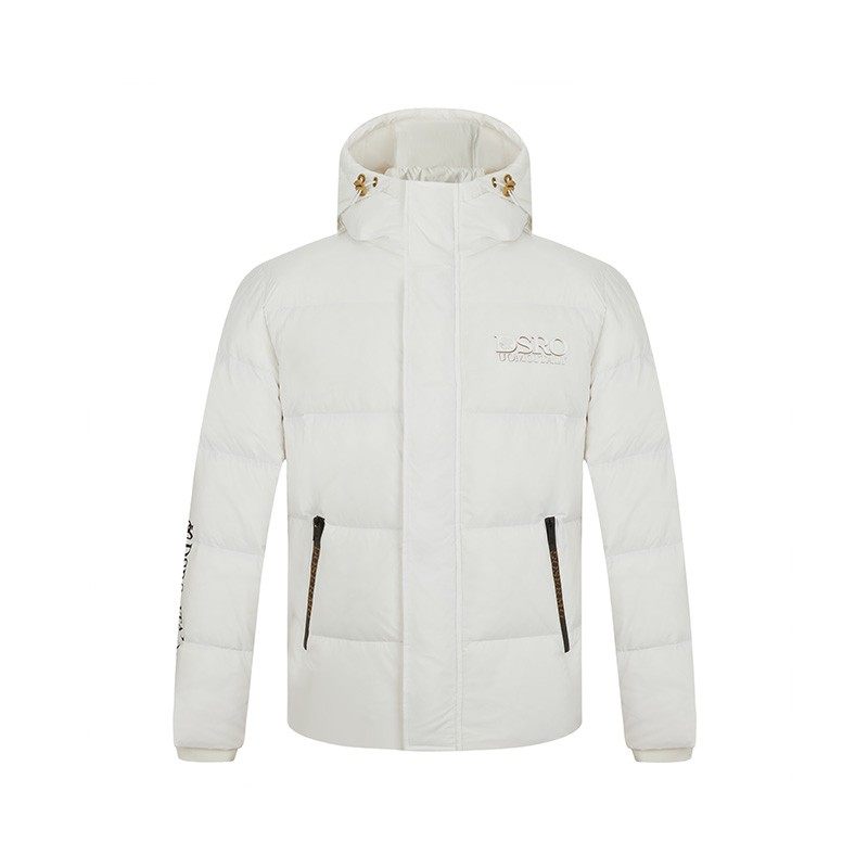 DOSERMO丹西摩男装轻奢冬季简约纯色保暖连帽羽绒服061544737