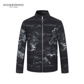 轻奢男装 丹西摩 DOSERMO 立领毛料茄克外套秋冬夹克外套