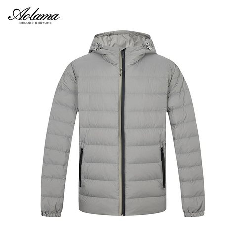 AOLAMA奥拉玛男装轻奢新款冬连帽时尚休闲白鸭绒羽绒服081544706