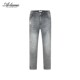 薄烫钻印绣花水洗牛仔裤 AOLAMA奥拉玛男士 春新款 080551151