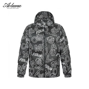 AOLAMA奥拉玛男装冬新款印花白鸭绒羽绒服081554977