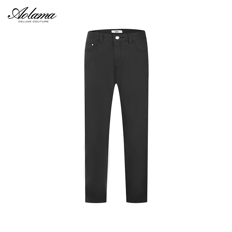 AOLAMA奧拉瑪男裝春款輕奢經(jīng)典時尚簡約潮流休閑褲080631191