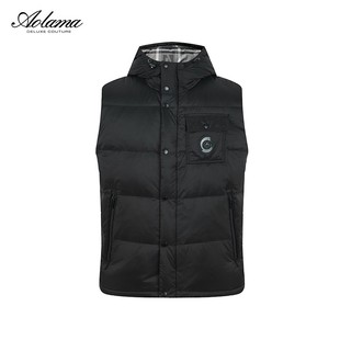 AOLAMA奥拉玛男装轻奢冬季连帽无袖马甲羽绒服081544736