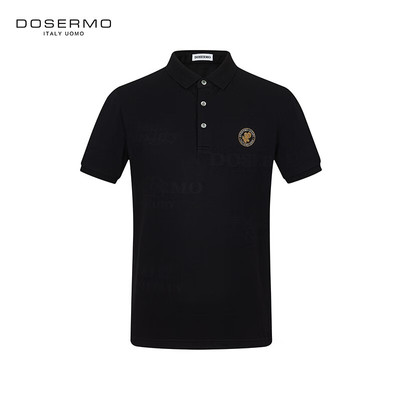 DOSERMO丹西摩男装夏新款提花翻领T恤063352240