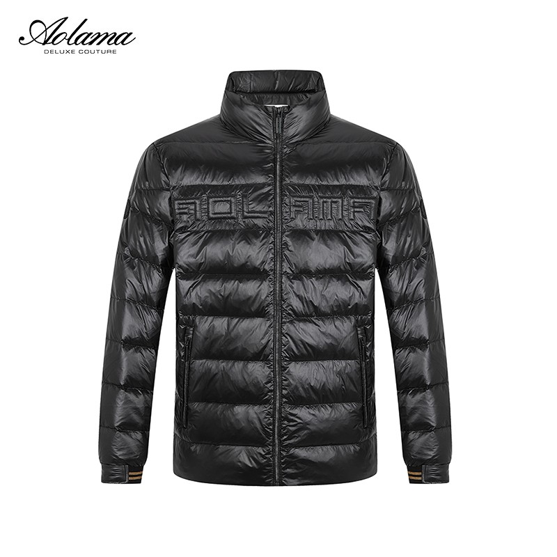 AOLAMA奥拉玛男装轻奢新款冬季白鸭绒外套羽绒服081544720