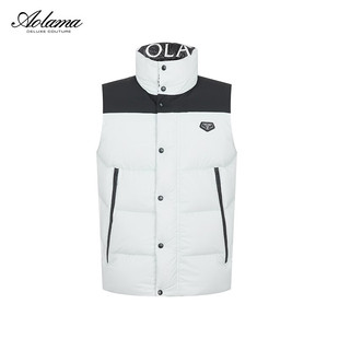 AOLAMA奥拉玛男装冬新款马甲加厚保暖背心白鸭绒羽绒服081554790
