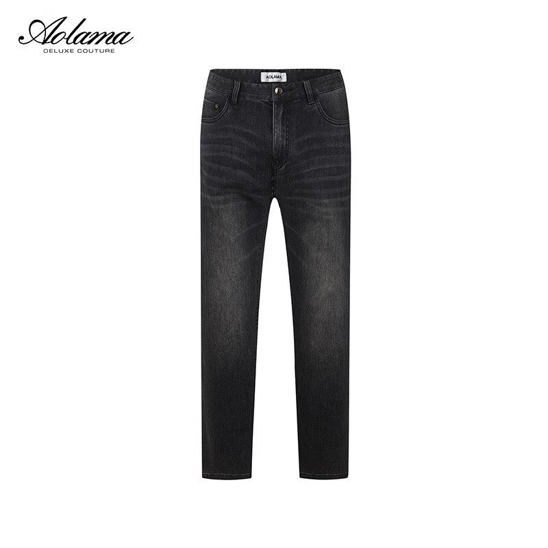 AOLAMA奥拉玛男士春新款薄直筒牛仔裤080551182