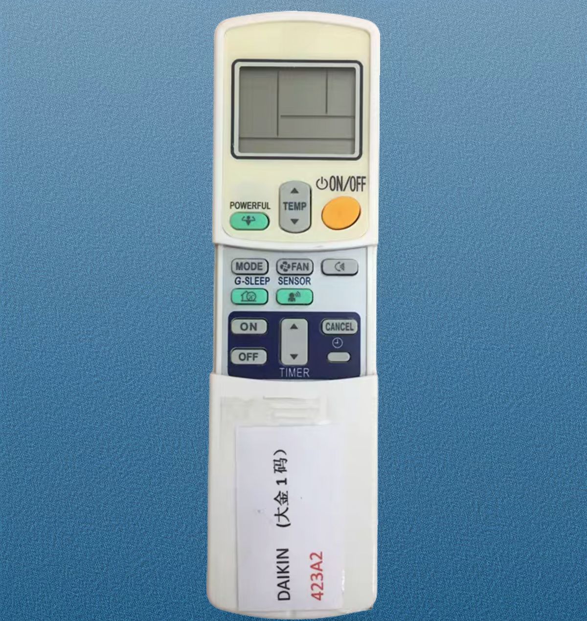 香港英文大金空调ARC423A2遥控器
