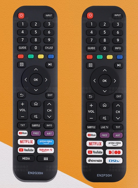 适用于海信电视遥控器EN2G30H EN2P30H EN2Q EN2G EN2B EN2N英文