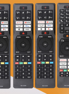 适用JVC液晶电视遥控器RCA45185 6外贸LT-32VAF3001 LT-55VU3100