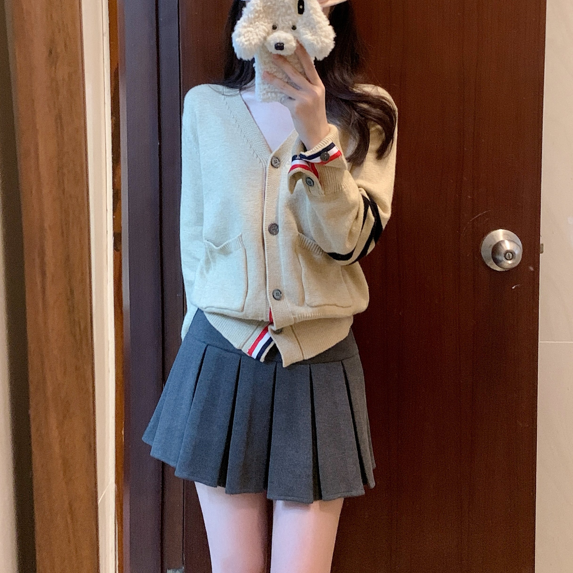 百褶裙半身裙女2025新款