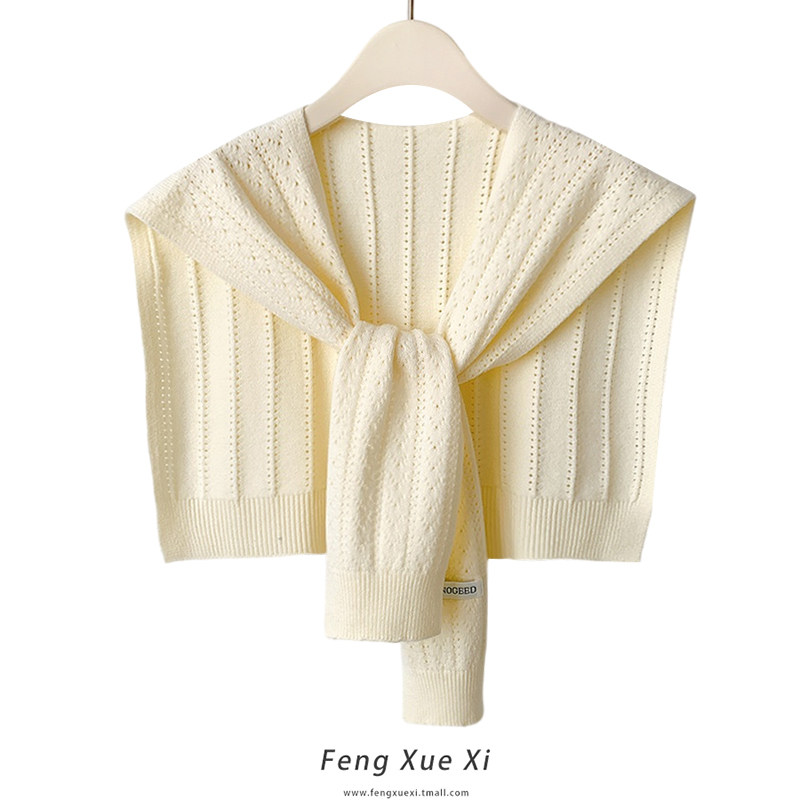 【清仓】韩系纯色外搭交叉针织小披肩女春秋韩版围巾夏季空调坎肩,服饰配件/皮带/帽子/围巾,围巾/丝巾/披肩,淘宝优惠券,粉丝福利购,淘宝优惠卷