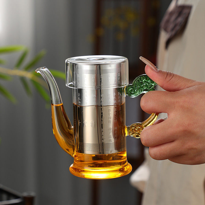 玮琦玻璃茶壶耐高温泡茶器图片