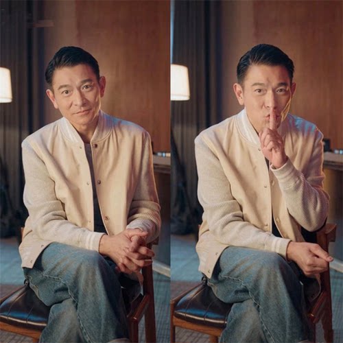 男士针织袖棒球领夹克外套